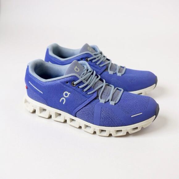 On Cloud 5 Womens Sneakers Size 9 Blueberry / Feather Running Athletic Comfort - Picture 1 of 15